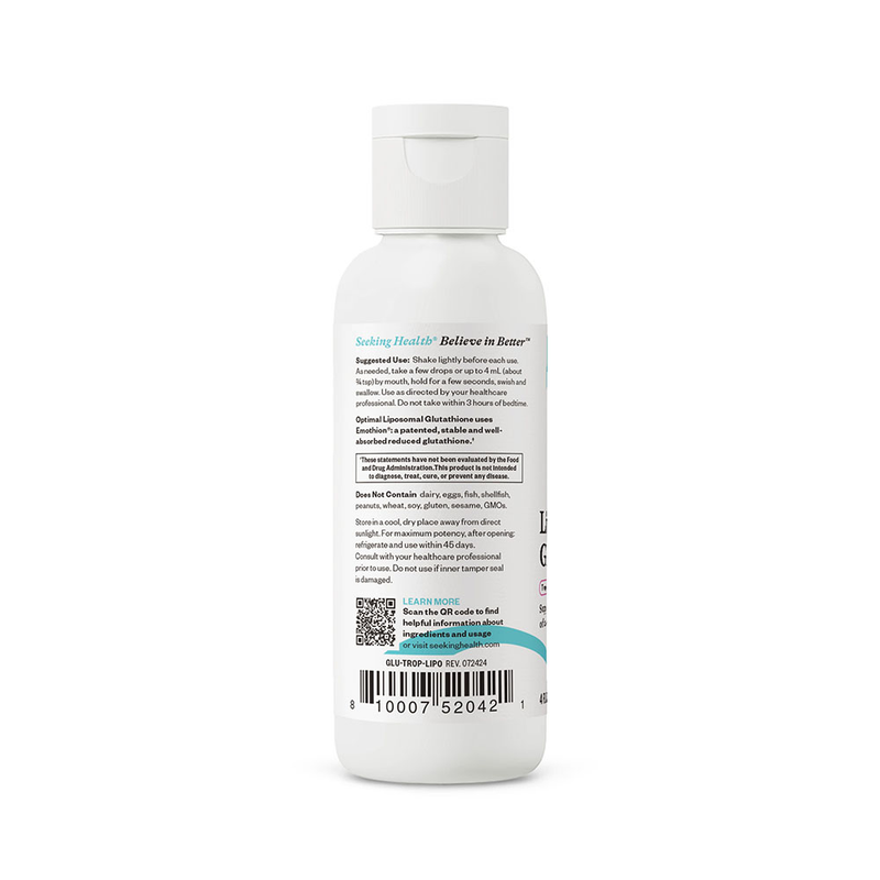 Optimal Liposomal Glutathione (Tropische Smaak) 500mg - 120ml | Seeking Health