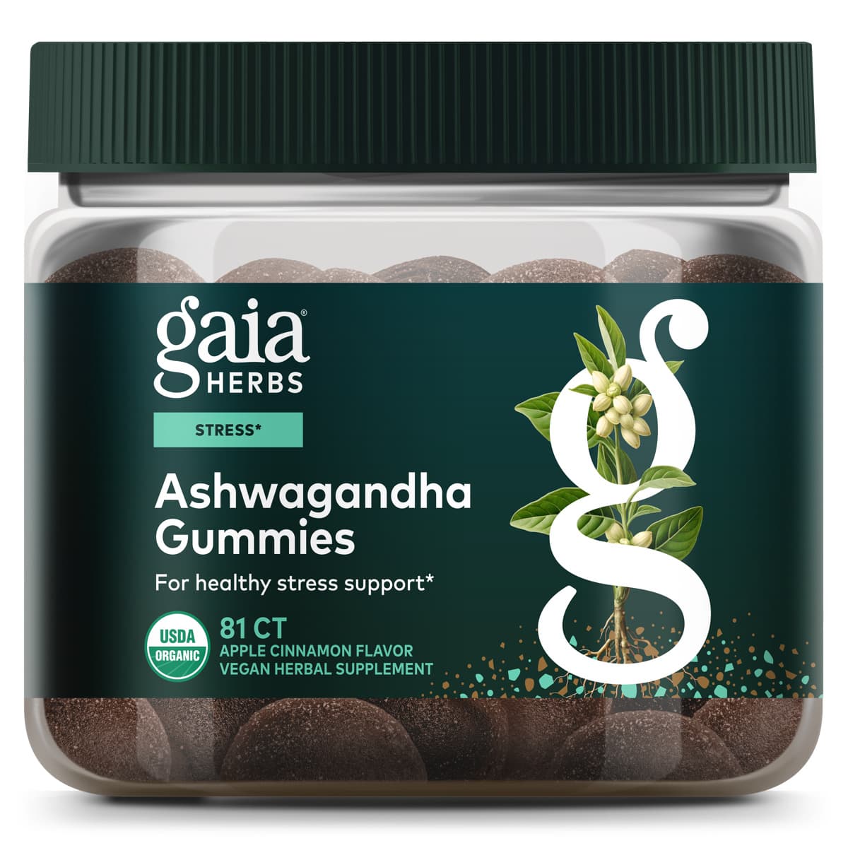 Ashwagandha Gummies - 45 Gummies | Gaia Herbs