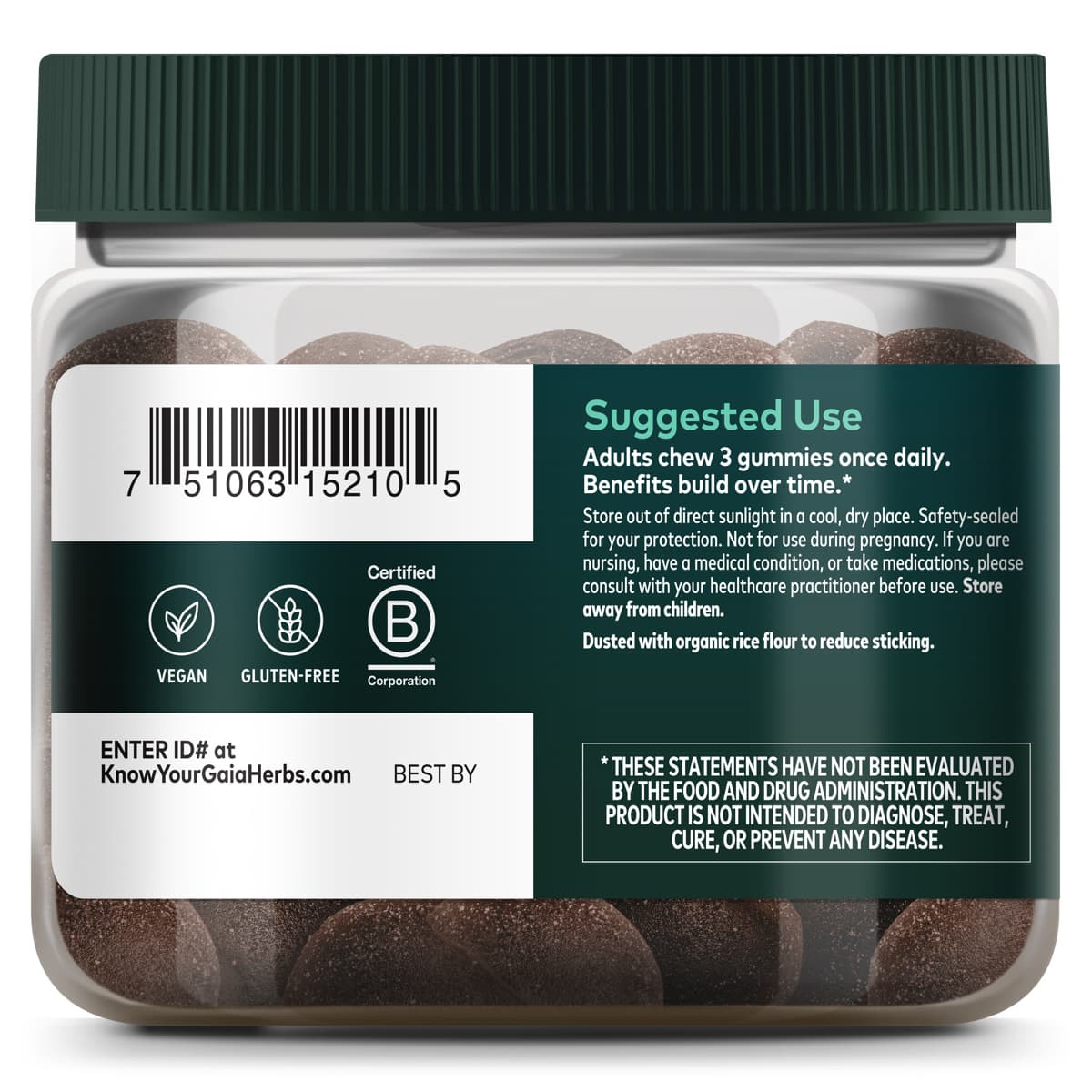 Ashwagandha Gummies - 45 Gummies | Gaia Herbs