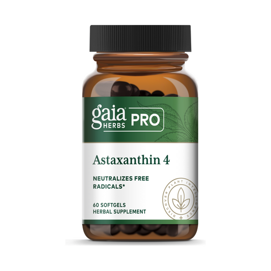 Astaxanthin 4 | 60 Capsule moi | Gaia Herbs
