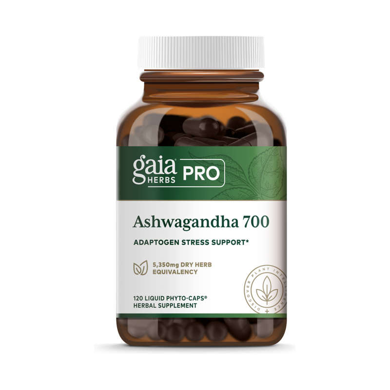 Ashwagandha 700 | 120 Liquid Phyto-Caps | Gaia Herbs