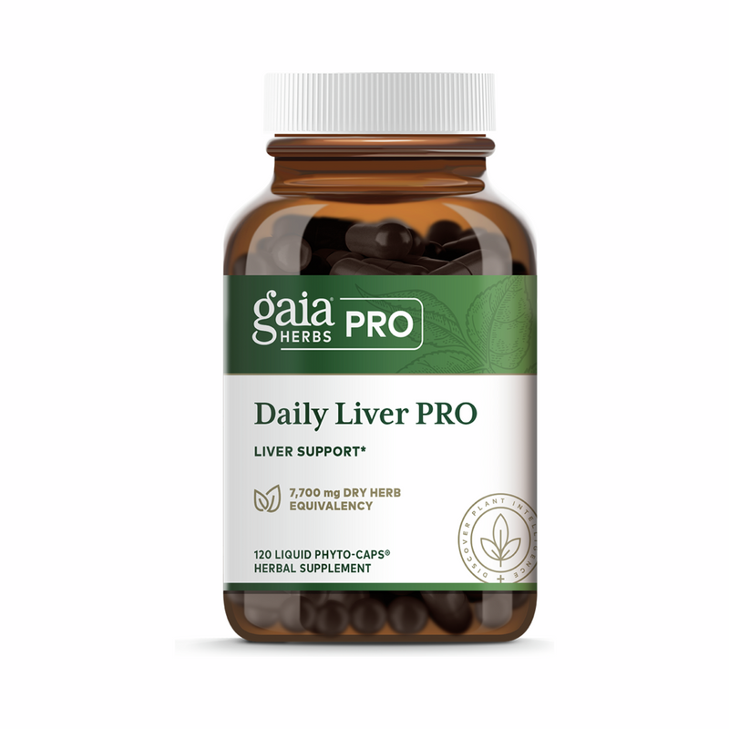 Daily Liver Pro | 120 Phyto-Caps lichide | Gaia Herbs