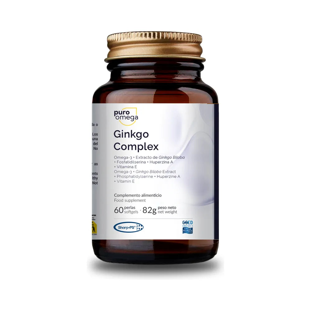 Complexe de ginkgo - 60 capsules | Puro Omega