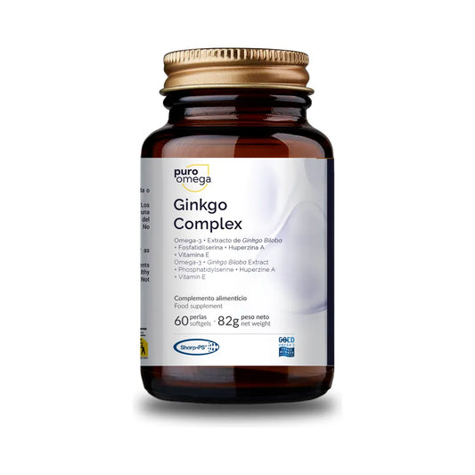 Complexe de ginkgo - 60 capsules | Puro Omega