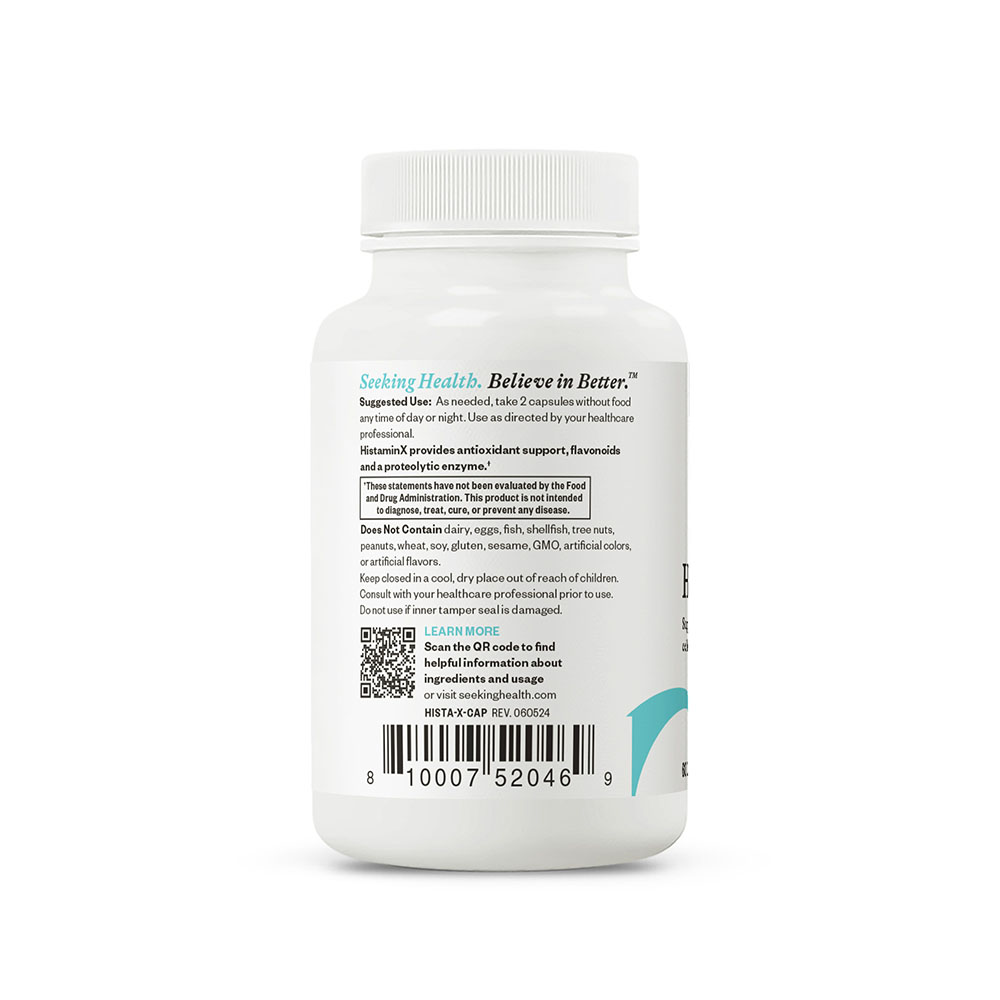 HistaminX | 60 Kapsler | Seeking Health