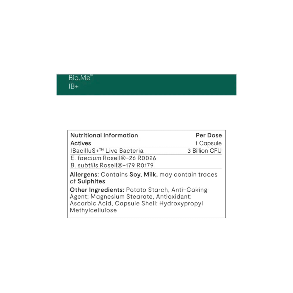 Bio.Me IB + - 60 Capsules | Invivo Healthcare