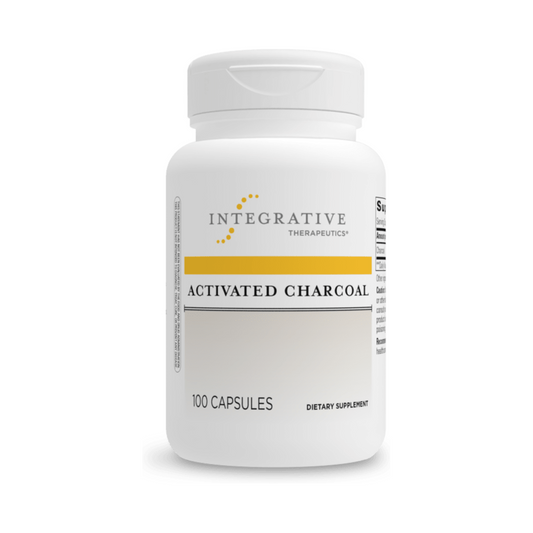 Activated Charcoal - 100 Capsules | Integrative Therapeutics