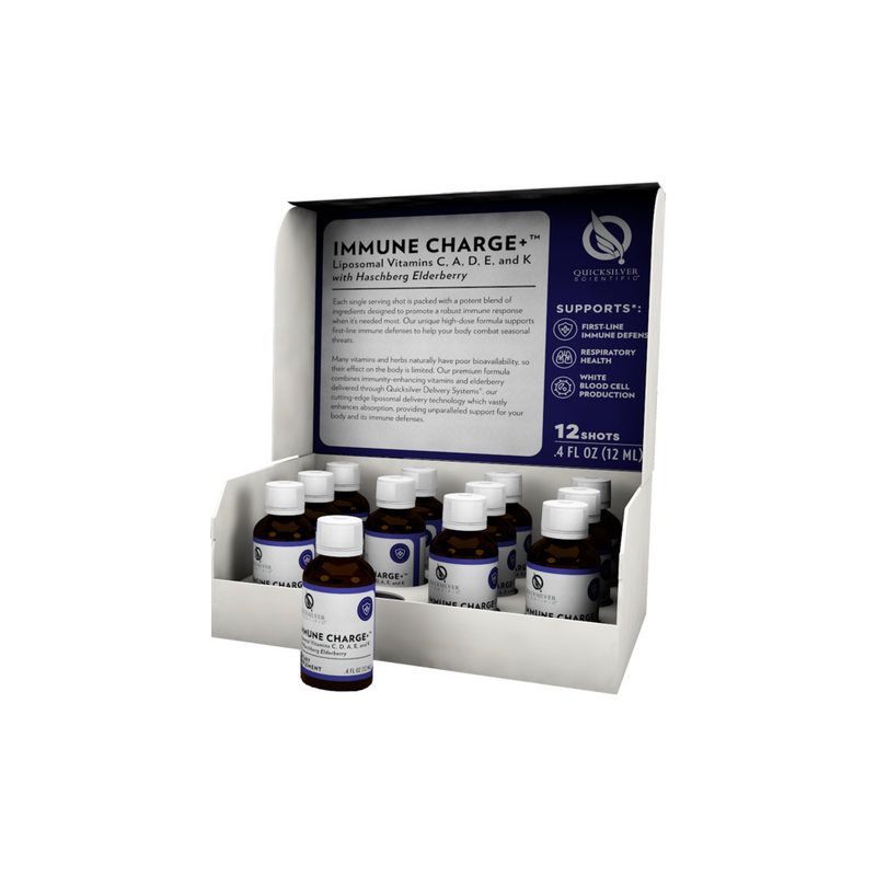 Immune Charge+ - Box of 12 (12ml each) | Quicksilver Scientific