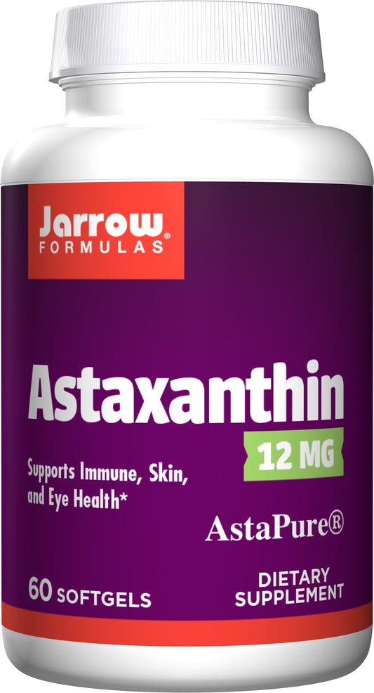 Astaxanthin 12mg - 60 Softgels | Jarrow Formulas