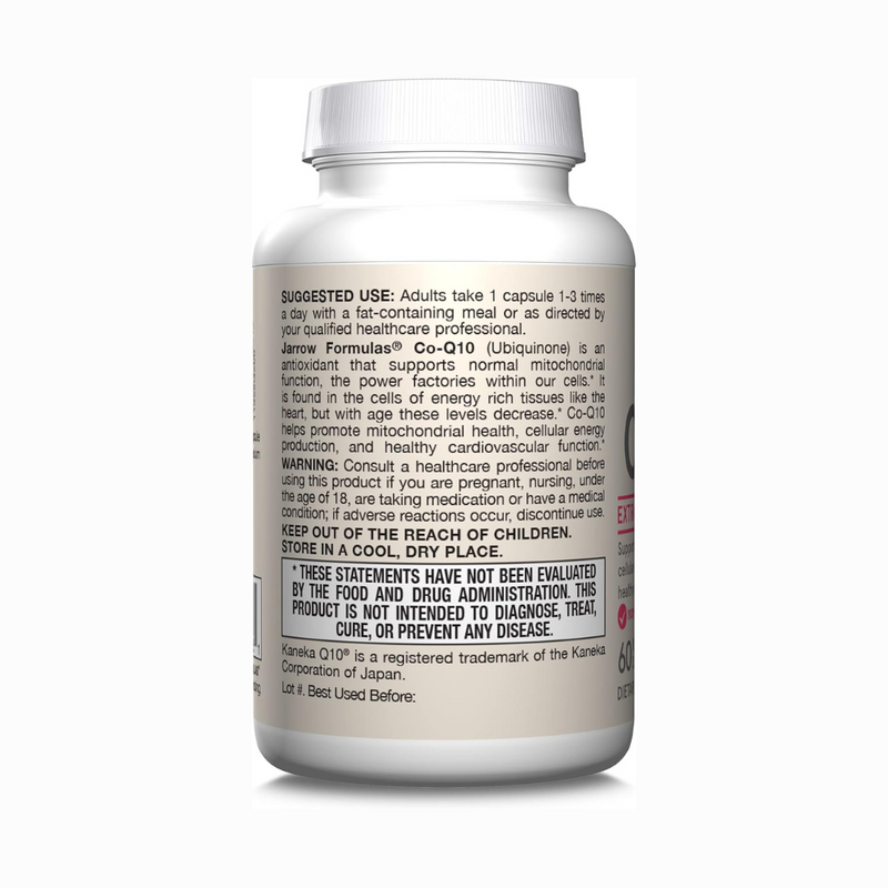 Co-Q10 200mg - 60 Capsules | Jarrow Formulas