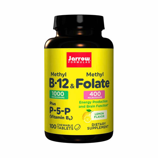 Methyl B-12 & methylfolaat (Citroensmaak) - 100 Kauwtabletten | Integrative Therapeutics
