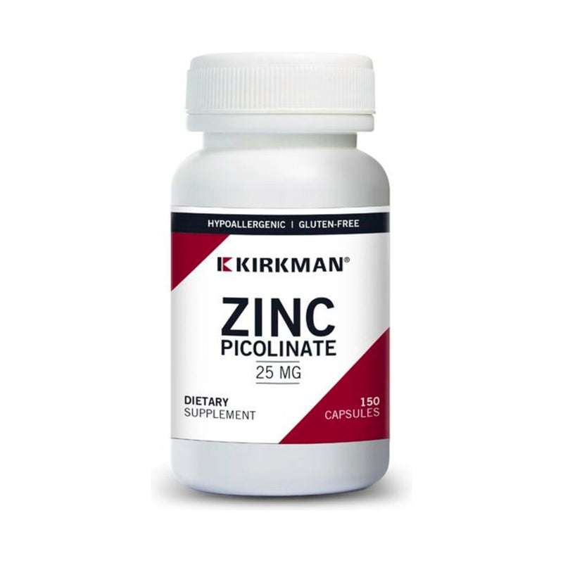Zinc Picolinate 25mg - 150 Capsules | Kirkman Labs