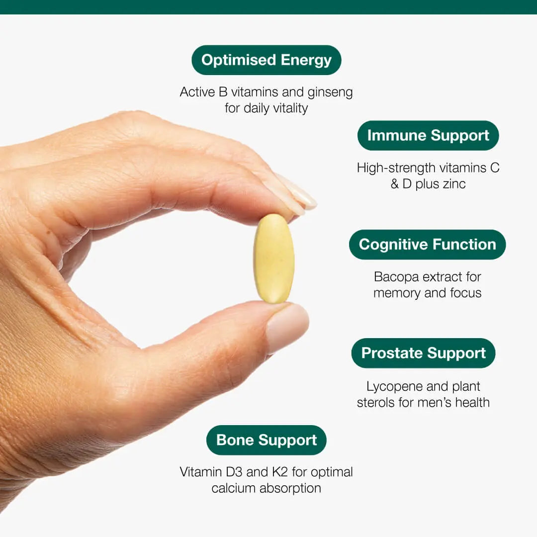 Multi Essentials For Men 50+ - 60 Tablets | Metagenics