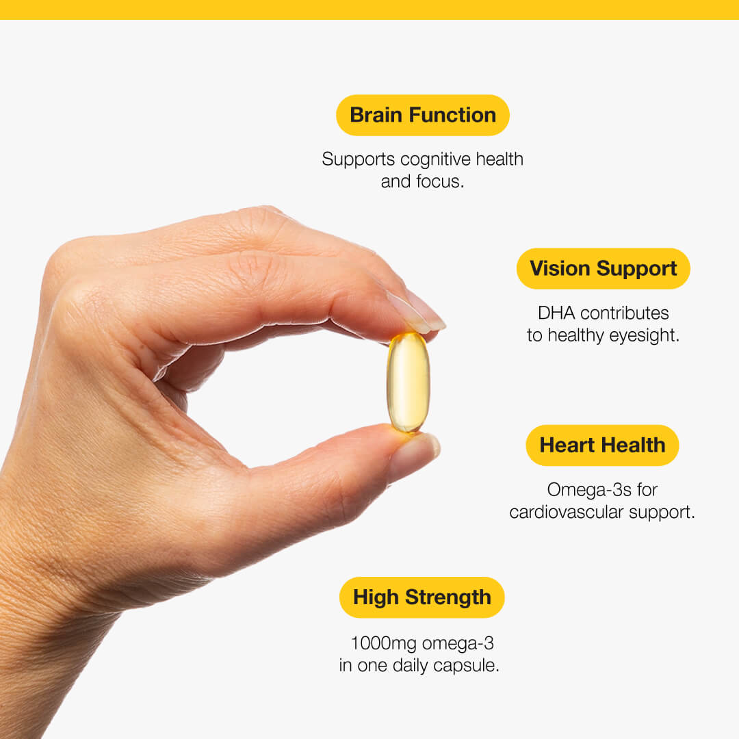 OmegaGenics High Strength Omega-3 Fish Oil - 60 Softgels | Metagenics