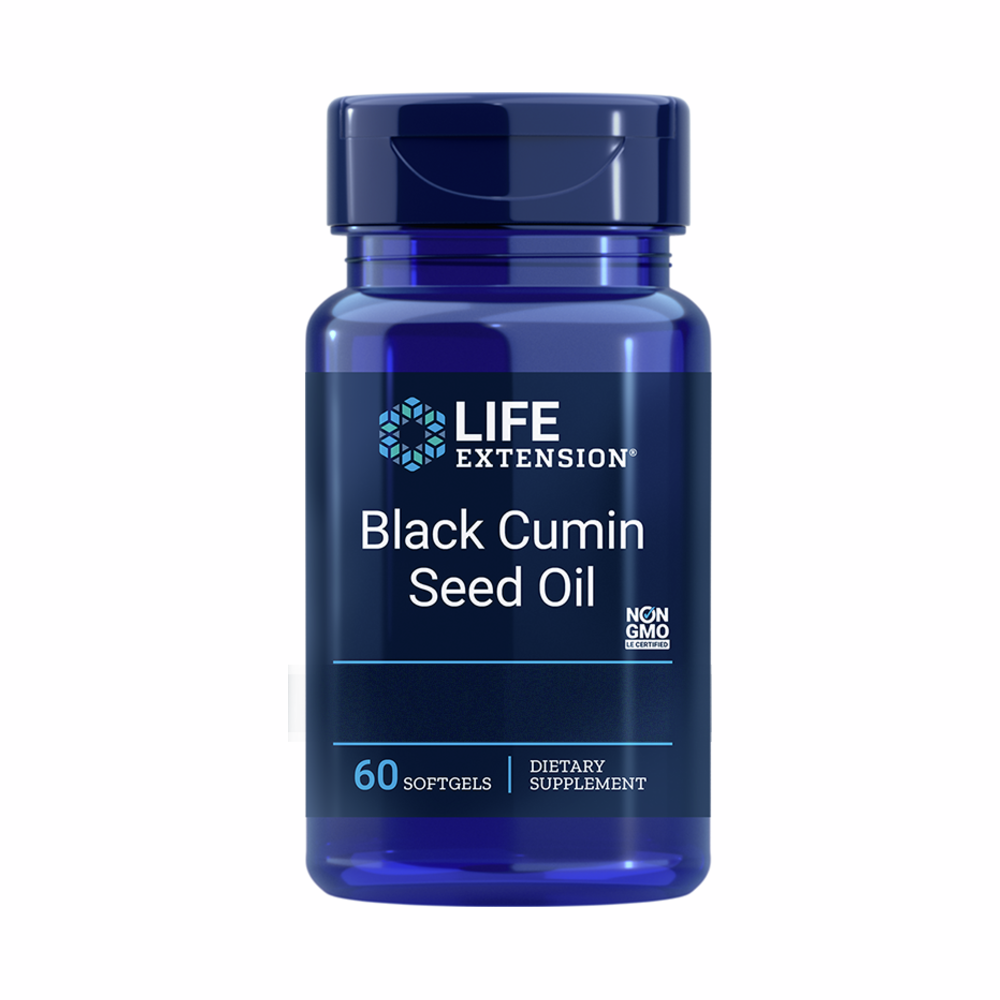 Huile de graine de cumin noir - 60 gélules | Life Extension