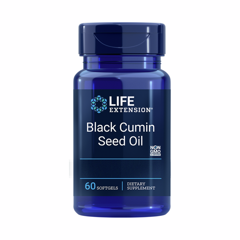Ulei de semințe de chimen negru | 60 Capsule moi | Life Extension