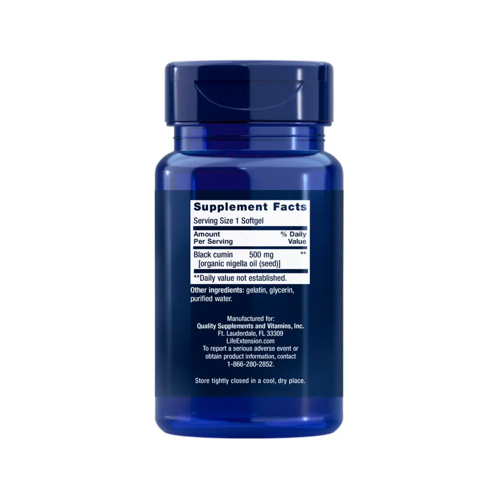 Black Cumin Seed Oil - 60 Softgels | Life Extension