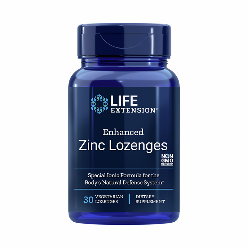 Pastile de zinc imbunatatite | 30 Pastile | Life Extension