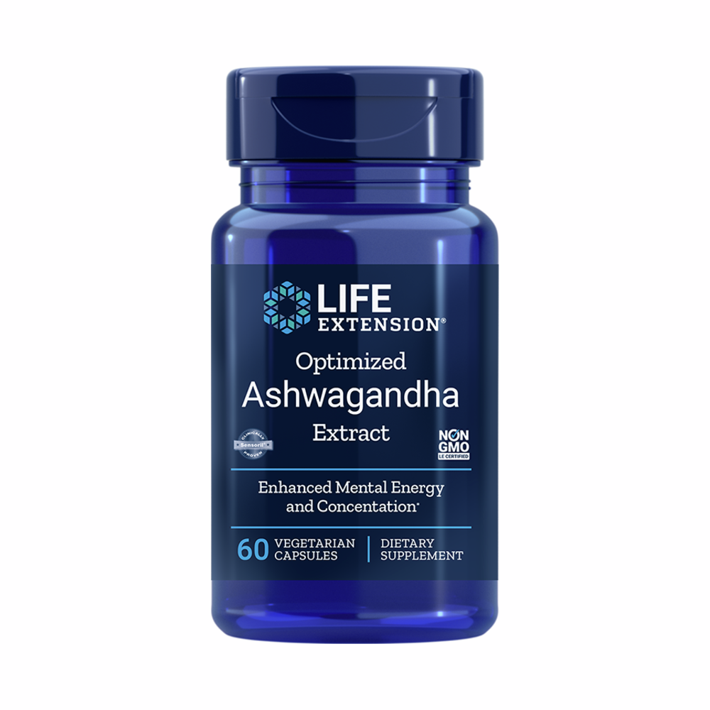 Extrait d'Ashwagandha optimisé - 60 capsules | Life Extension