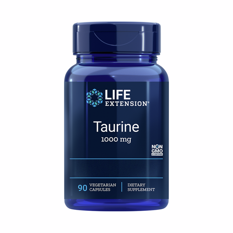 Taurine | 1000mg | 90 Kapsler | Life Extension