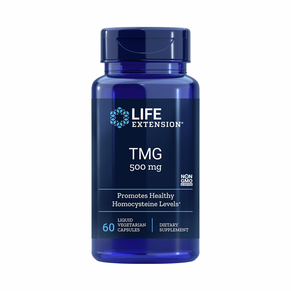 TMG 500mg - 60 capsules liquides | Life Extension