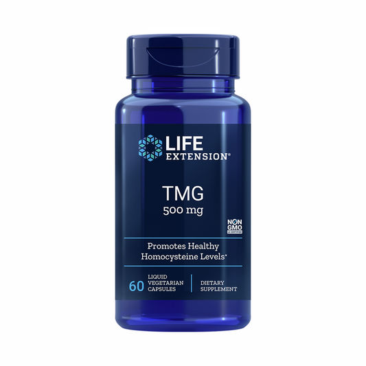TMG 500mg - 60 Liquid Capsules | Life Extension