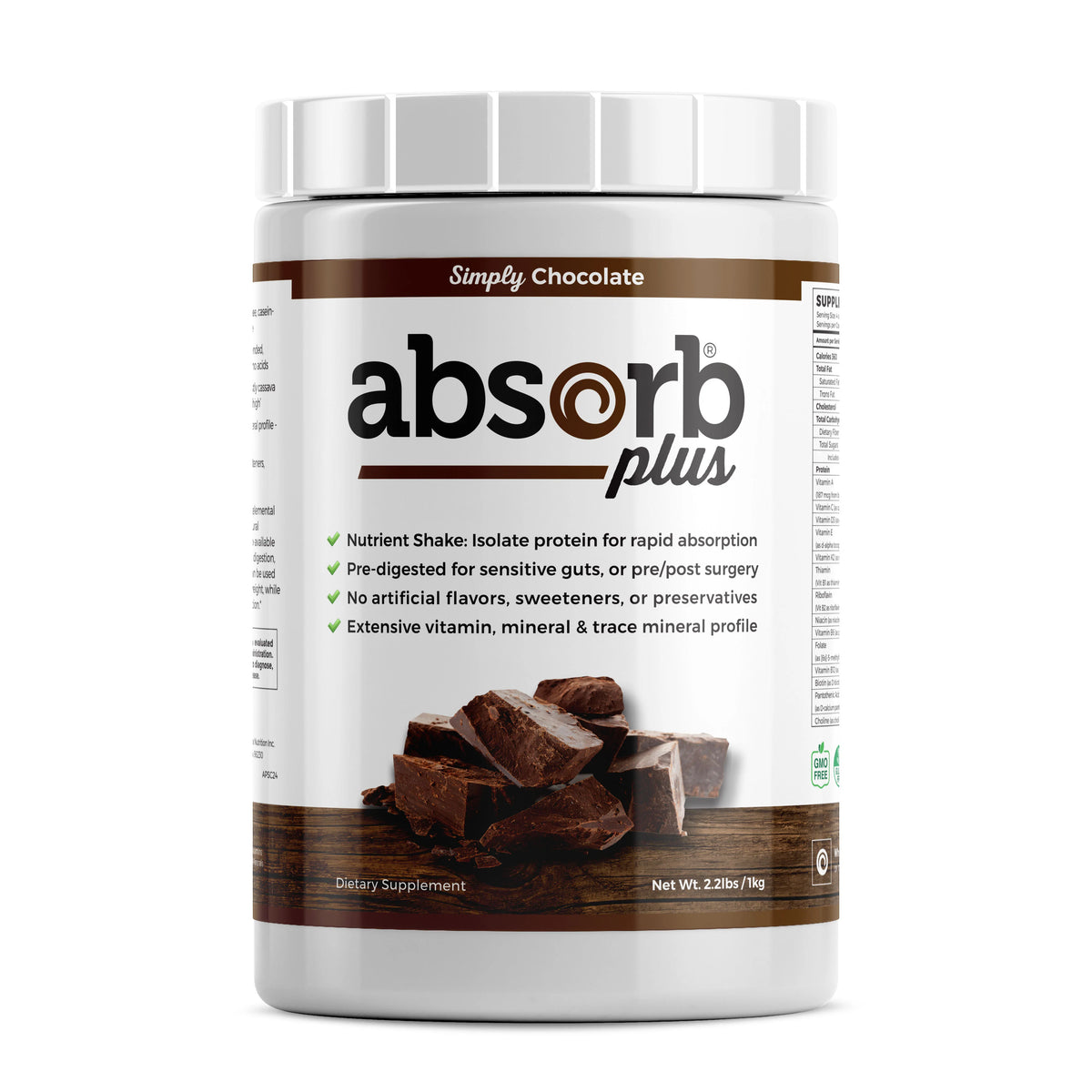 Absorb Plus Simply Chocolate - 1 kg | Imix Nutrition