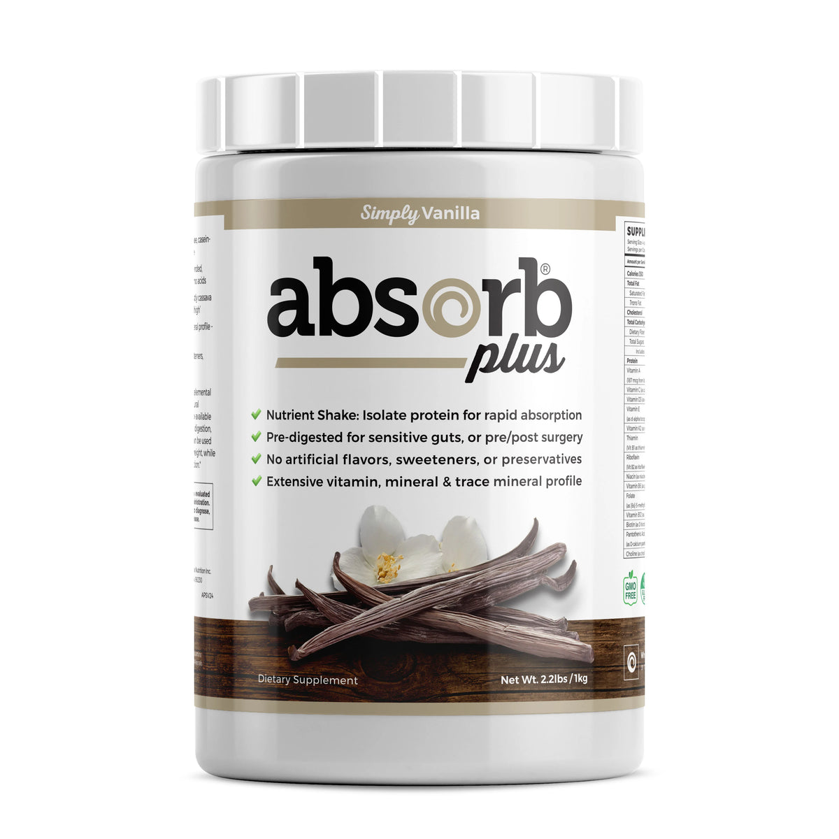 Absorb Plus Simply Vanilla - 1 kg | Imix Nutrition