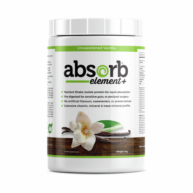 Absorb Element+ Ongezoete Vanille - 1kg | Imix Nutrition