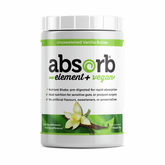 Absorb Element+ Vegan - Unsweetened Vanilla Brule - 1kg | Imix Nutrition