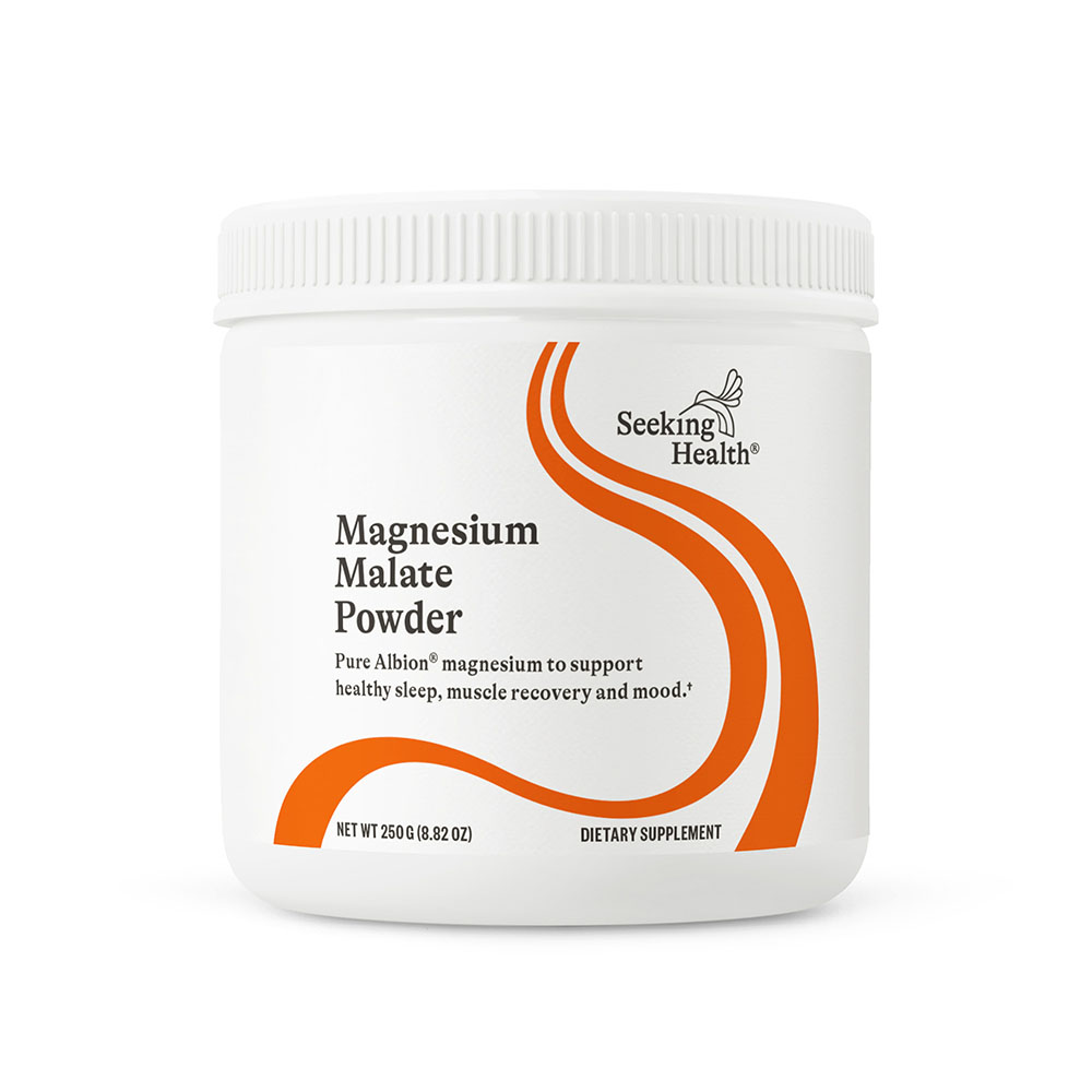 Magnesium Malate Powder 500mg - 250g | Seeking Health