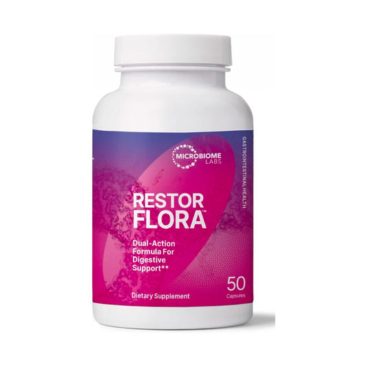 RestorFlora - 50 Capsules | Microbiome Labs