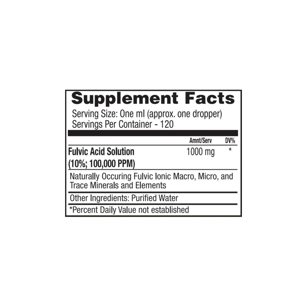 Fulvic Active 400X - 120ml | Mother Earth Labs Inc