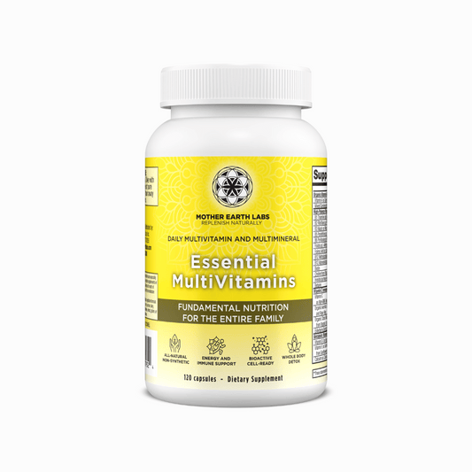 Essential Multivitamin Capsules - 120 Capsules | Mother Earth Labs