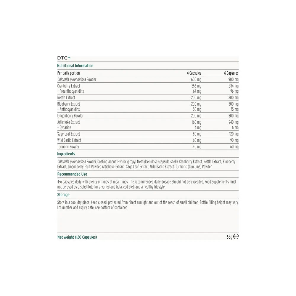 DTC+ - 120 Capsules | Detoxification Treatment | MakeWell