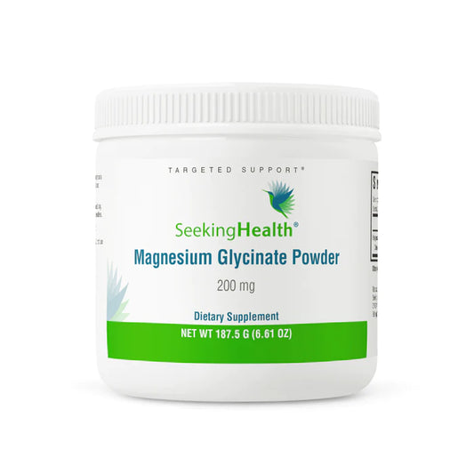 Magnesium Glycinat Pulver | 200mg | 187.5g | Seeking Health