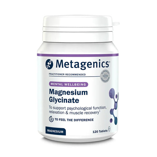 Magnesium Glycinate - 120 Tablets | Metagenics