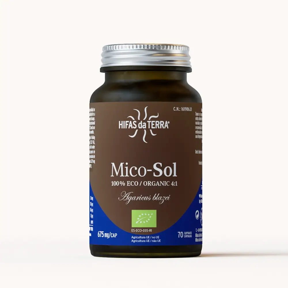 Mico-Sol (Royal Sun Agaricus) - 70 Capsules | Hifas da Terra