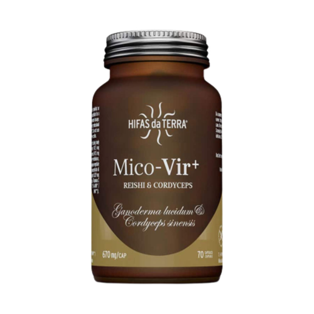 Mico-Vir (Reishi & Cordyceps) - 70 Capsules | Hifas da Terra