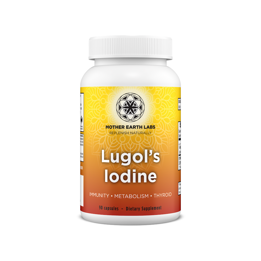 Lugol's Iodine - 90 Capsules | Mother Earth Labs Inc
