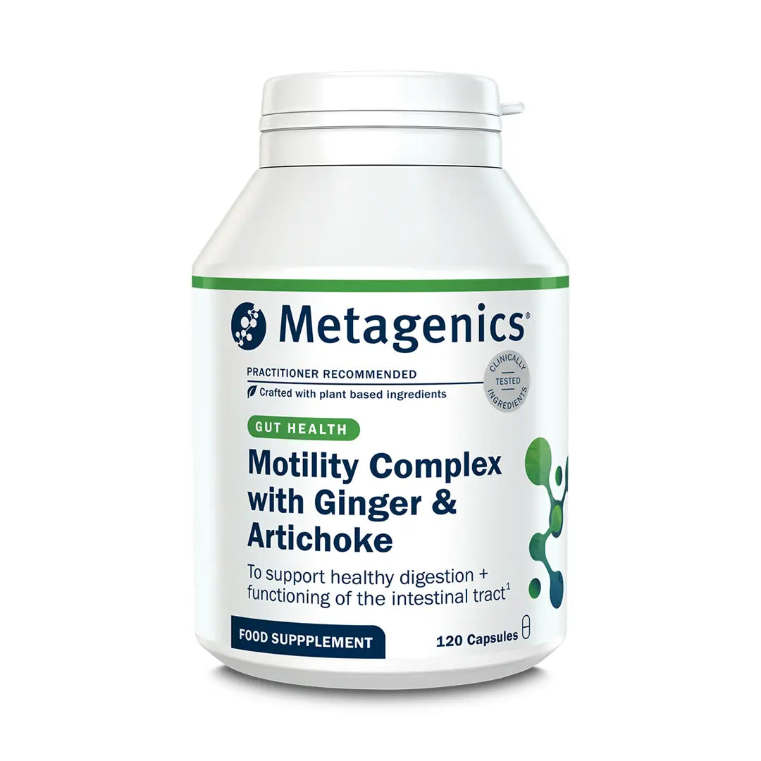 Motility Complex with Ginger + Artichoke - 120 Capsules | Metagenics