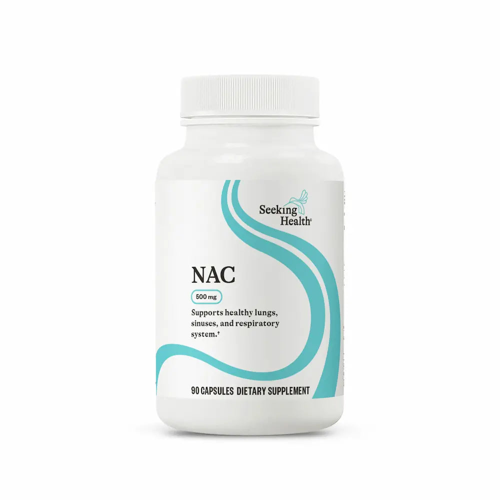 N-Acetyl-L-Cysteine (NAC) 500mg - 90 Capsules | Seeking Health