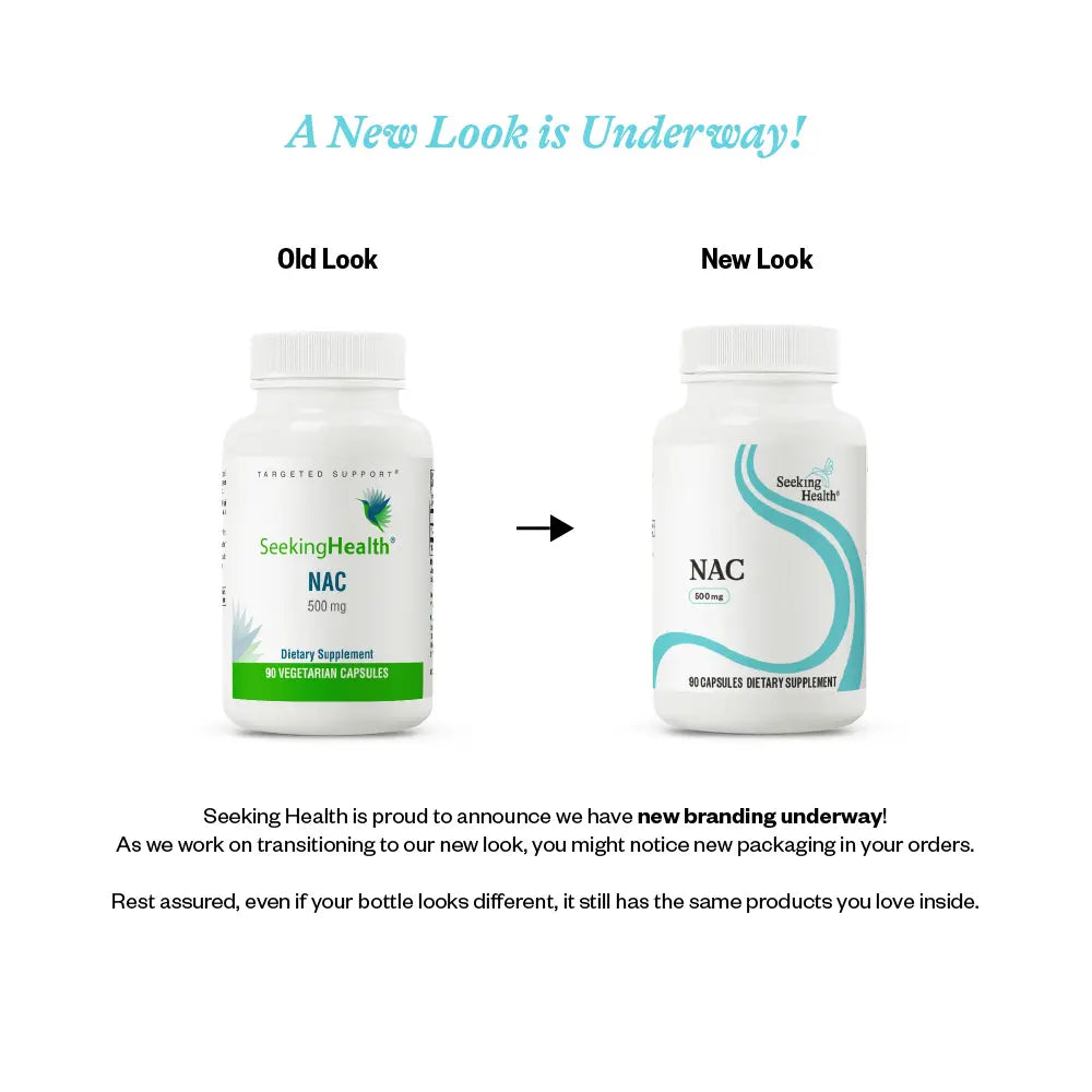 N-Acetyl-L-Cysteine (NAC) 500mg - 90 Capsules | Seeking Health
