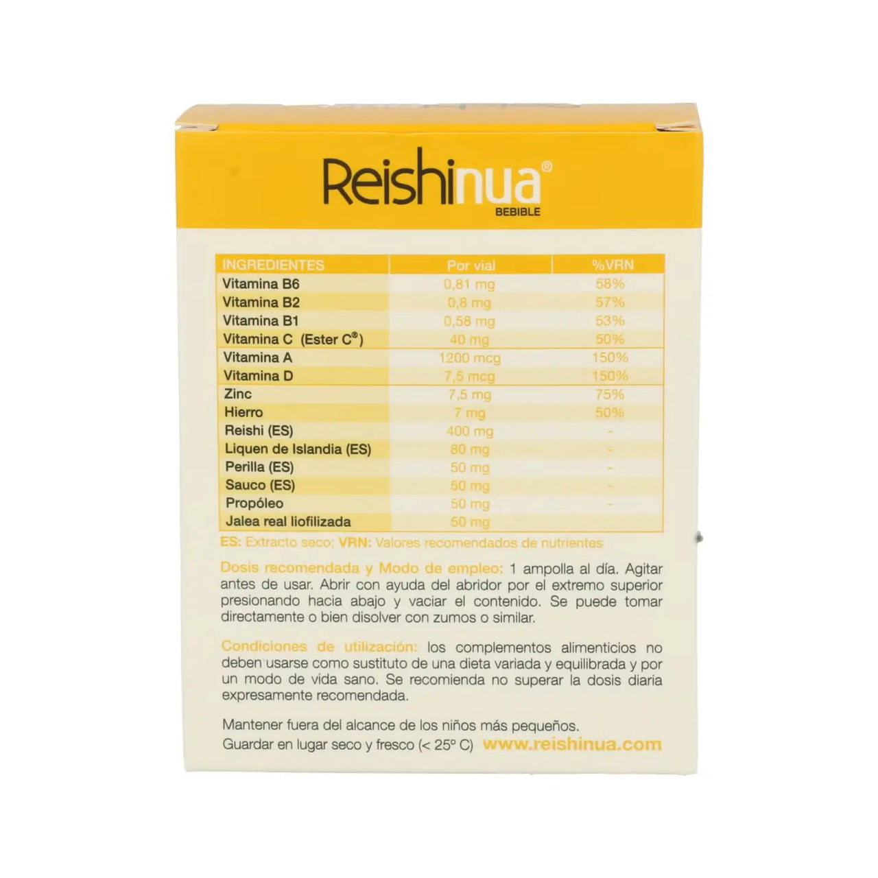 Reishinua bebible - 15 vials | Nua Biological