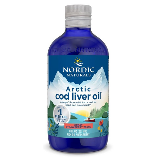 Arctic-D Cod Liver Oil | Aroma de capsuni | 237 ml | Nordic Naturals