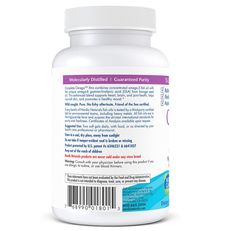 Compleet Omega Xtra 1360 mg - 60 softgels | Noordse natuurproducten