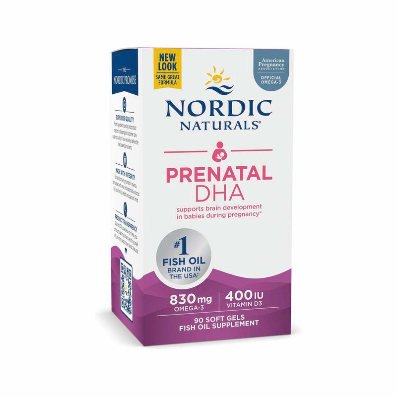 Prenatal DHA 830mg | 90 Softgels | Nordic Naturals
