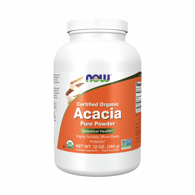 Pudra Acacia Fiber Pure | 340g | NOW Foods