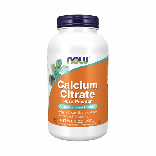 Calcium Citrat Rent Pulver | 227g | NOW Foods