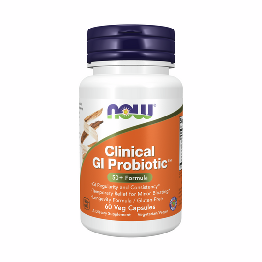 Clinical GI Probiotic - 60 Capsules | NOW Foods